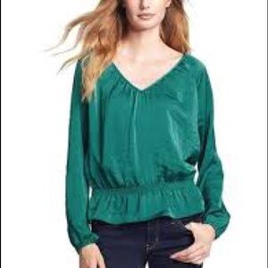 Michael Kors Emerald green blouse